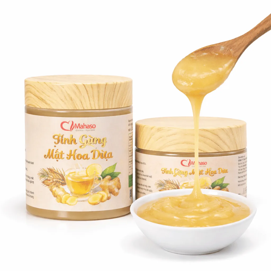 Tinh gừng mật hoa dừa — Sức khỏe Mai Hằng Mahaso